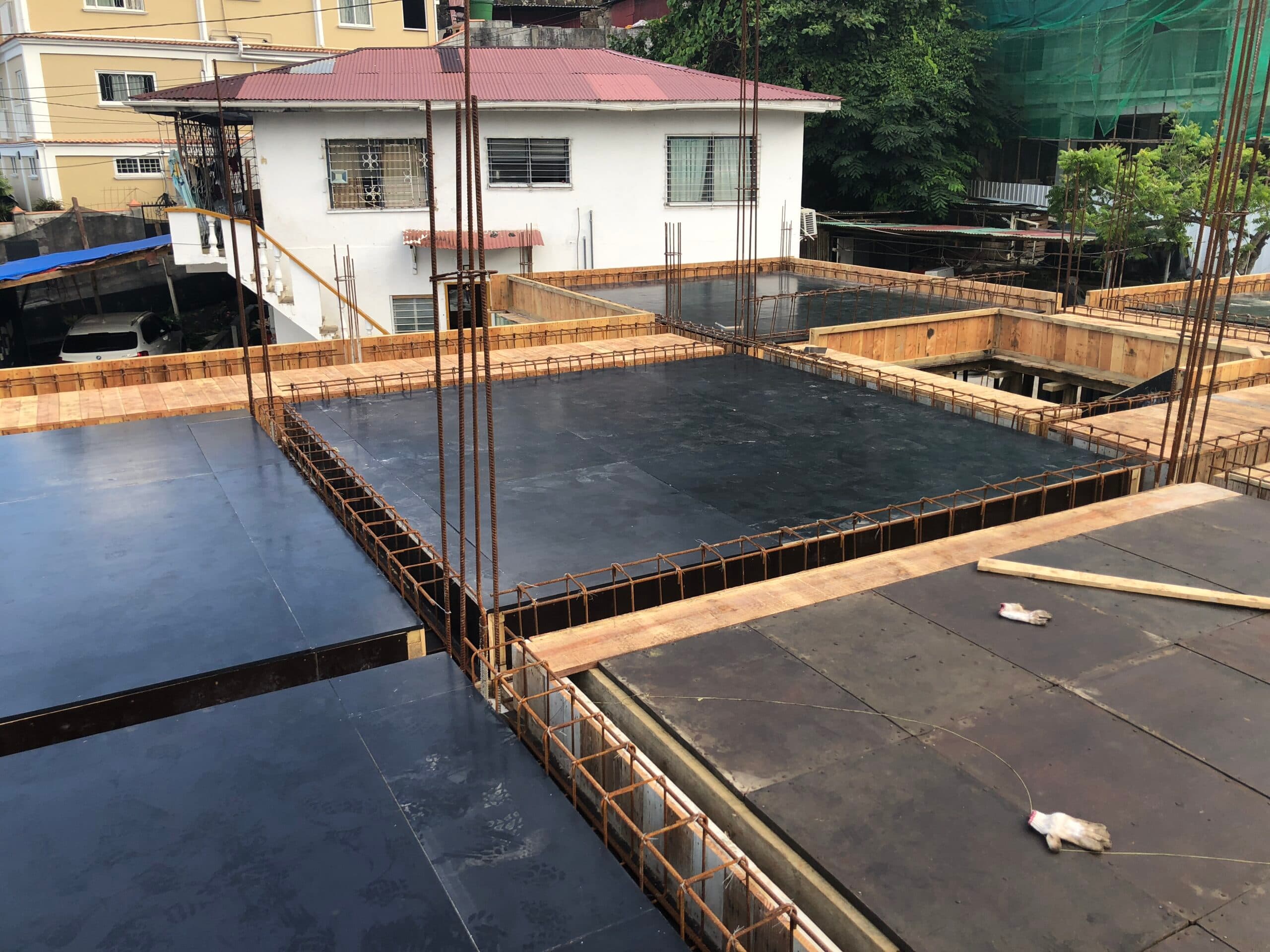 Concrete slab construction